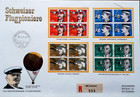Schweiz -  Michel-Nr.  1090 - 93,  Viererblock  auf großformatigem FDC,