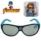 13 cm PVC-Gestell Captain America polarisierte Sonnenbrille Jungen UV400 getönte Gläser 3+Y