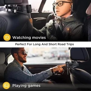 Tablet Headrest Holder Mount For Car Seat For iPads Phone W7S3 NEW A9P6 - Picture 1 of 12