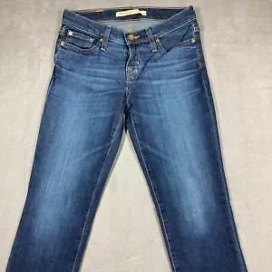 BIG STAR Alex Women's Size 24 Dark Blue Denim Mid Rise Skinny Leg Jeans - Picture 1 of 13