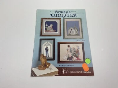 Jeanette Crews Designs Minister Portrait Counted Cross Stitch Pattern Booklet - Image 1 of 3