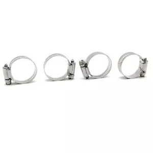 Triton Boat Hose Clamps | W80 Stainless 5/8 - 1 1/2 Inch (Set of 4) - Picture 1 of 1