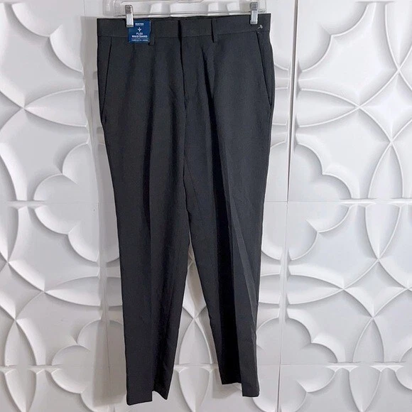 NUEVO Pantalón Reaction Kenneth Cole ajuste moderno reciclado micro cuadros talla 30. (90) Foto 1 de 4