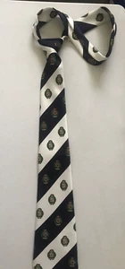 Corbata de cuello vintage Mercedes REPP para hombre hecha a mano años 90 - Imagen 1 de 4