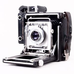 :Graflex Speed Graphic 2x3 Large Format Press Camera w/ Graftar 103mm f4.5 Lens