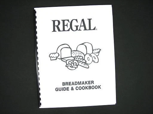 Manuales de instrucciones de la máquina para hacer pan Regal con recetas varias Foto 1 de 1