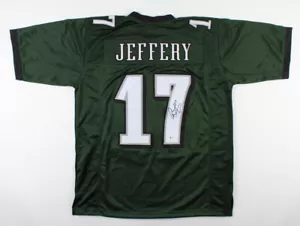 Alshon Jeffery Signed Philadelphia Eagles Green Jersey (Beckett COA) Receiver - Picture 1 of 5