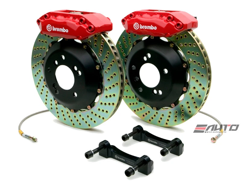 Brembo Front GT BBK Big Brake 4pot Pinza Rojo 328x28 Disco de Taladro RX8 RX-8 04-11 Foto 1 de 1