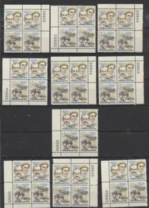 C91 - C92 Wright Brothers EE. UU. Como Nuevo NH Bloques de Placas LOTE AL POR MAYOR de 10 PB - Imagen 1 de 1