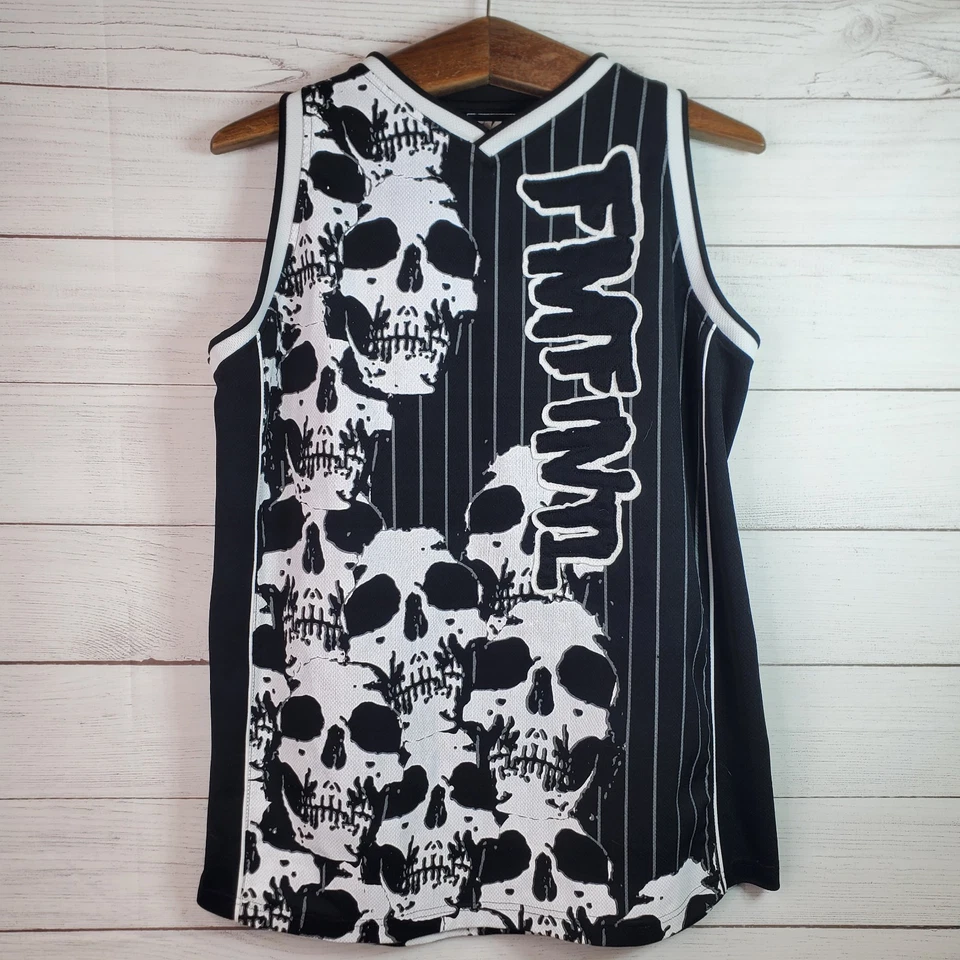 Camiseta sin mangas FMF Intl Apparel Y2K calaveras motocross motocicleta para hombre talla M negra de colección Foto 1 de 4