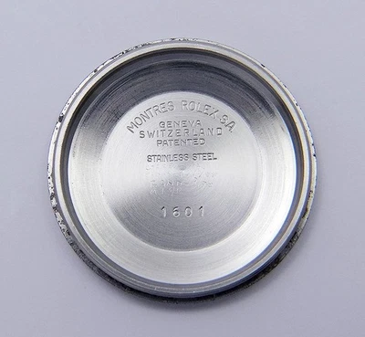Genuine Rolex Datejust 36mm 1601 Stainless Steel Watch Case Back Caseback - Image 1 of 4