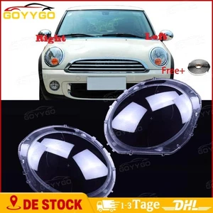 2x Scheinwerferabdeckung Streuscheibe Gehäuse L+R für BMW Mini Cooper R56 R55 - Bild 1 von 13