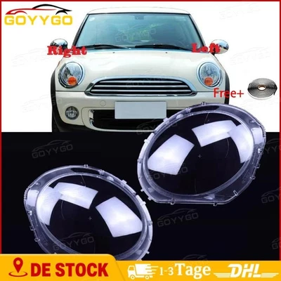 2x Scheinwerferabdeckung Streuscheibe Gehäuse L+R für BMW Mini Cooper R56 R55 - Bild 1 von 4
