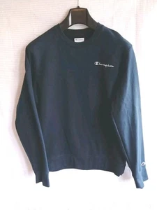 Champion Elite Classic Sweatshirt Blue Crew neck Size M Worn Once. VGC - Picture 1 of 6