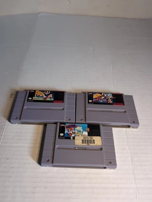 Lote de 3 Juegos Super Nintendo SNES Mario Pintura NCAA Baloncesto Foto 1 de 4