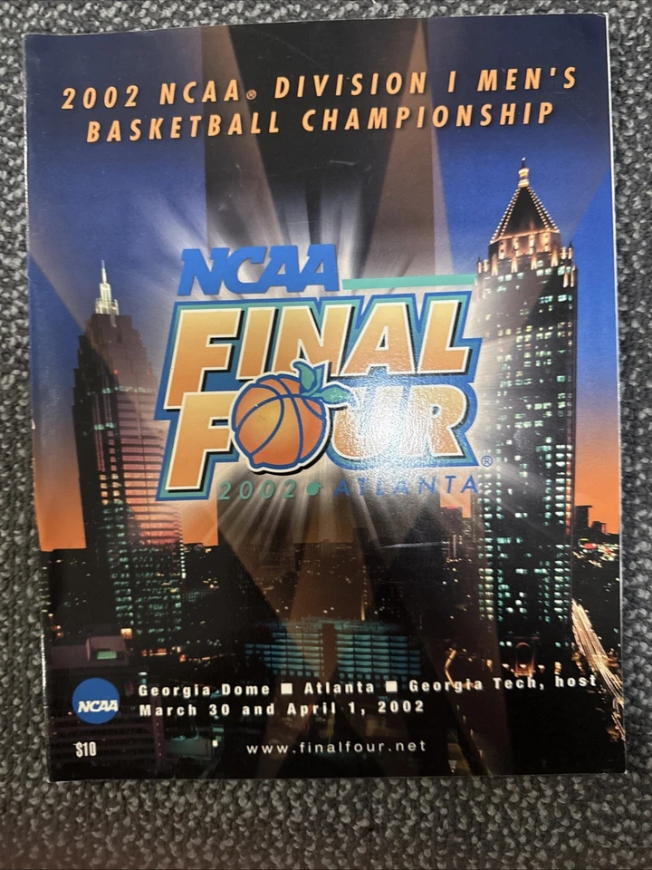 2002 NCAA Men’s Final Four Official Program - Image 1 of 1