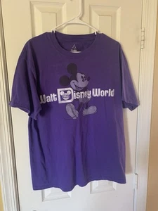 Disney Purple Mickey Tee Unisex L - Picture 1 of 3