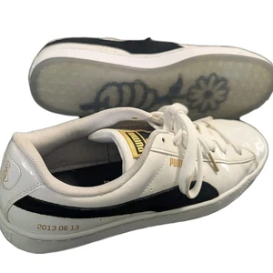 BTS x PUMA Collaboration Sneakers Basket Patent Sz 9 Woman - Picture 1 of 12