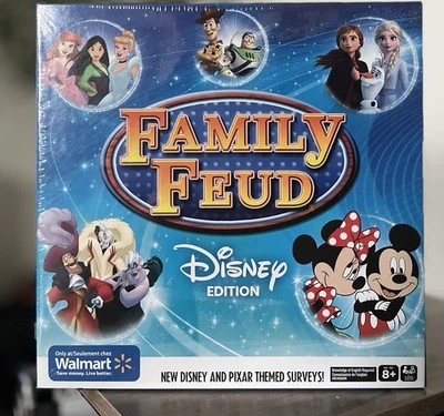 Family Feud Disney Edition 2021 Exclusive Disney Pixar Spin Master Games Sealed - Image 1 of 4