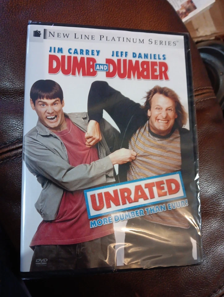 DUMB AND DUMBER UNRATED DVD JIM CARREY NEW SEALED Fast Shipping 1994 Extra Foota - Imagem 1 de 4