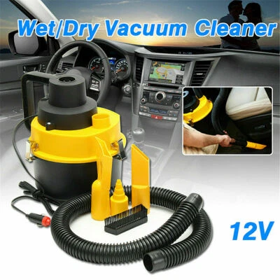 12V 75W Wet Dry Vacuum Cleaner Inflator Portable Turbo Hand Held for Car Vehicle - Image 1 of 4