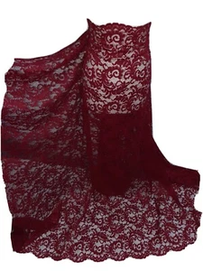 20" weinrot Farbe Gupier Kordel Spitze Schlitz Stretch Blumen Spitze Kleid Stoff 58" - Bild 1 von 6