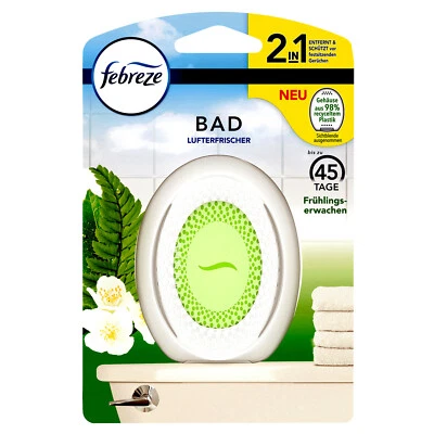 1x Febreze Lufterfrischer Frühlingserwachen  Bad u. WC Raumduft Duftspender - Bild 1 von 2