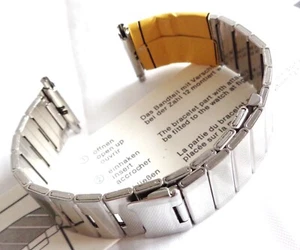 Reloj Pulsera Hombre Vintage 18mm -22mm Expandro W Acero San Alemán Ampliable Nuevo de Lote Antiguo - Imagen 1 de 12