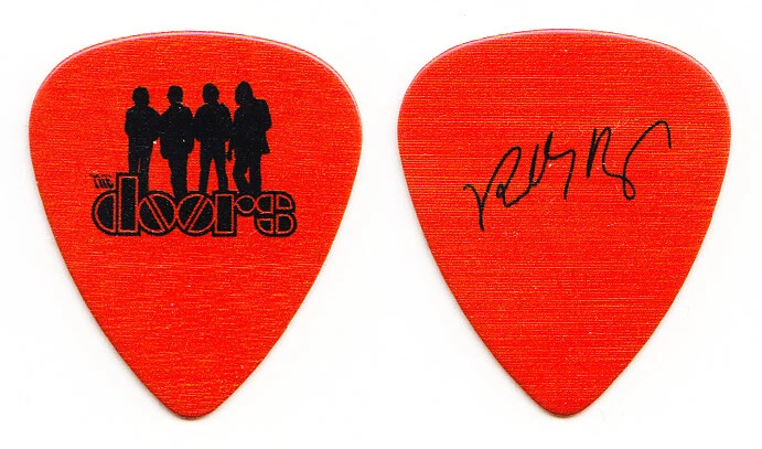 The Doors Robby Krieger Signature Promotional Red Guitar Pick - 2021 - Image 1 of 1