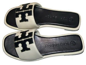 Sandalias deportivas Tory Burch para mujer 7,5 doble T nuevas crema/negro perfecto/dorado - Imagen 1 de 12