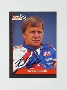 Rickie Smith Signed 1993 Finish Line NHRA Pro Stock Car Driver Autographed Card - Picture 1 of 2