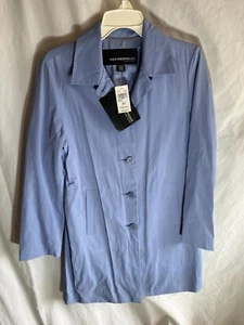 Weatherproof Garment Company Women's Rain Jacket Periwinkle Blue Small NWT - Picture 1 of 7