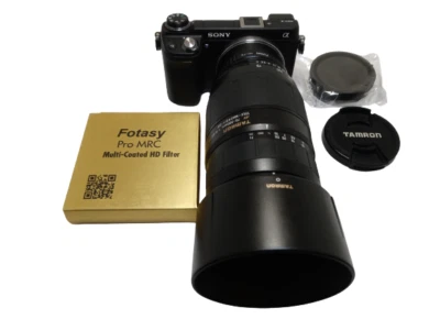 Sony E-mount adapted TAMRON 75-300 mm F/4-5.6 LD model 672D Tele-Macro Zoom Lens - Image 1 of 4