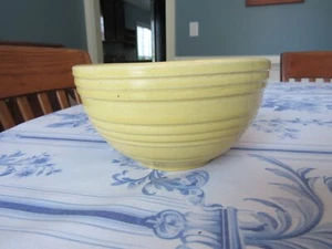 VINTAGE MCCOY 6" X 3.25" YELLOW RIBBED SOUP/CEREAL BOWL - Picture 1 of 5
