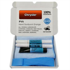 Produktbild - PV6 HEMI SUNBURST ORANGE Orange Lackstift für Chrysler  WRANGLER COMPASS CARAVA