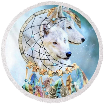 PLUMAS ATRAPASOL ESPÍRITU LOBO BLANCO Colgante Plata de Ley 925 20" Collar Foto 1 de 4