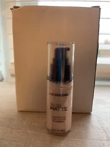 L.A.Colors Truly Matte Foundation CLM 351-Porcelain 1.35 oz - Picture 1 of 1