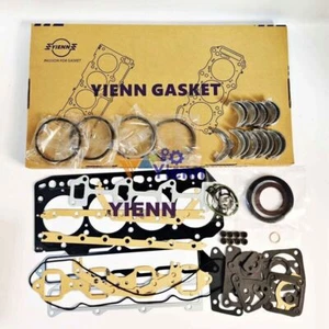 4BC1 Overhaul Kit Full Gasket Set Piston Ring For Isuzu Fit Iseki T6000 Tractor - Picture 1 of 4