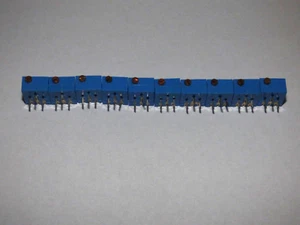 10 x Spindeltrimmer 1k Liegend (Trimmpotentiometer Trimmer Potentiometer) - Bild 1 von 1