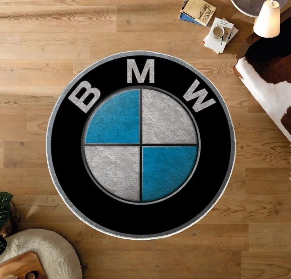BMW Logo Rug, Cool Decoration, Awesome Carpet, BMW Carpet - Image 1 of 4