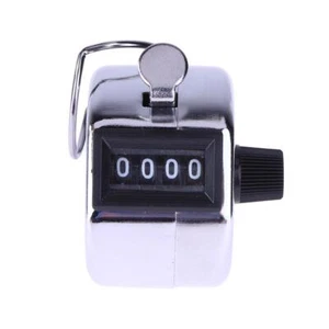 Digital Hand Tally Counter 4 Digit Number Manual Counting Golf Clicker *AU - Picture 1 of 3