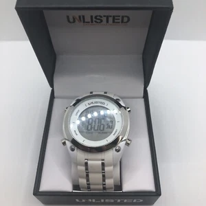 UNLISTED A KENNETH COLE PRODUCTION UNISEX WATCH WHITE WITH SILVER DETAILS - Picture 1 of 5
