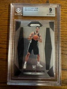 2017-18 Panini Prizm# 298 Derrick White Spurs Celtics tarjeta de novato BGS 9 como nueva - Imagen 1 de 1