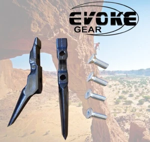 Replacement Gaffs For Tree Climbing Spikes Set + Screws EvokeGear Thick Barks - Picture 1 of 4