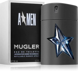 THIERRY MUGLER ANGEL HOMBRE 50ML EDT PARA ÉL RECARGABLE Y EN FRASCO DE GOMA - Imagen 1 de 5