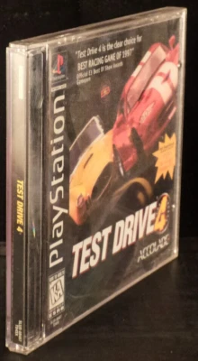 Test Drive 4  -PlayStation 1 - PS1 - Case, Manual, Disc, Registration Card - Image 1 of 4