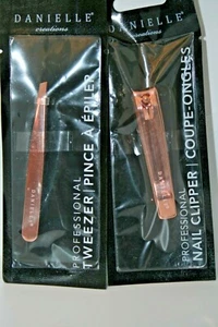 New DANIELLE Metallic Nail Clipper tweezer ,stainless steel Professional Set - Picture 1 of 3