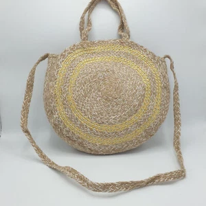 Bolso Bandolera The Cleo Yute Blanco - Imagen 1 de 5