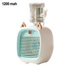 Portable Air Conditioner Fan Rechargeable Battery 3 Adjustable Wind Speeds