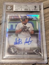 2016 Bowman Chrome Prospects 🌟 Fernando Tatis Jr Refractor /499 *1st* BGS 9